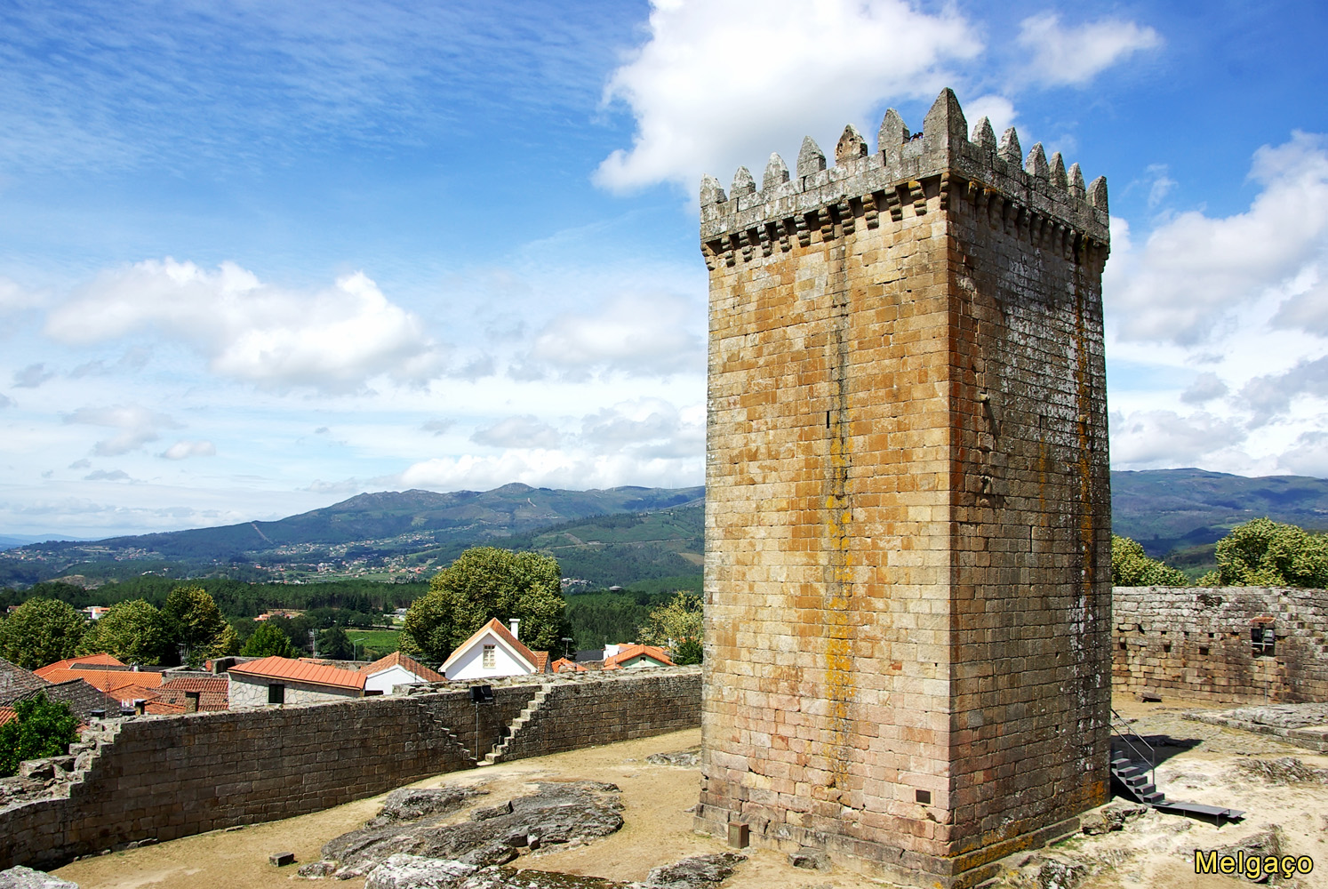Castle of Melgaco  in the north of Portugal.